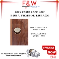 LOCK HOLE FOR PVC DOOR / PLYWOOD DOOR