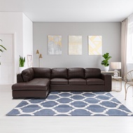 Koncept Furniture โซฟาเข้ามุมซ้าย รุ่น Timmer สีน้ำตาล (317x216x83 ซม.)