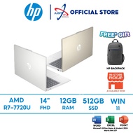 HP 14-EM0225AU / 14-EM0226AU 14" LAPTOP ( R7-7730U 12GD5 512GBSSD / W11H / 14" FHD LAPTOP / HS2024+M