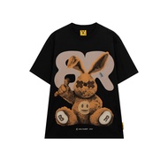 (Hot) Genuine Unisex Bad Rabbit- Black Rabbit Player Rabbit Tee - Local Brand