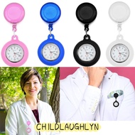 CHILDLAUGHLYN Retractable Nurse Watch Silicone Doctor/Nurse Gift Fob Watch
