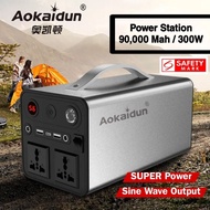[AoKaiDun]Outdoor Power Station 220v/90000mah/300w large capacity battery/self-driving travel/campin