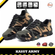 Safety Boot Shoe Low Cut Safety Outdoor Army Camouflage THOR-(526) Kasut Safety Army Camouflage Kasu