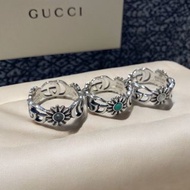 GUCCI MARMONT 雙G雛菊珍珠母貝戒指