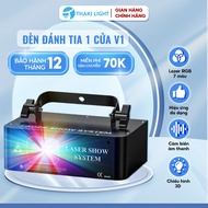 Đèn sân khấu LASER SHOW chiếu hình 3D THAKI LIGHT Đánh tia 1 cửa V1 cho quán karaoke sân khấu bar...