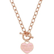 SAINT SCOTT Vintage Toggle Bar Heart Necklace STJ-NB1331PK