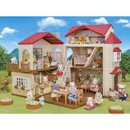 【Direct From Japan】Sylvanian Families House [Big house with a red roof -The attic is a secret room-] Har51 ST mark certification 3 years old and up Toys Dollhouse Sylvanian Families EPOCH