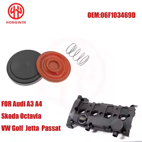For Audi A3 A4 VW Golf Jetta Passat 2001-2011 2.0 2.3 Car Engine PCV Valve Cover Repair Kit With Mem
