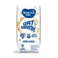 Tropicana Slim Susu Oat Milk Drink 190ml Bebas Gula Sugar Free Vanilla