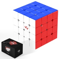 CuberShop VinCube Vin4 UV Coated 4x4 Magnetic Stickerless Glossy Speed Cube, 4 by 4 Vin Professional