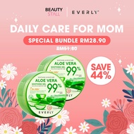 Everly Soothing &amp; Moisture Aloe Vera Soothing Gel (300ml x 2)