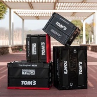 日本 TOM'S and TRD 黑色 露營 汽車尾箱 20L 50L 摺疊 收納籃