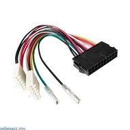 zebeaacc 20Pin Common ATX PSU Cord to AT PSU Output 2x 6Pin Power Lead Converter For 286 386 486 586