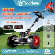 TOOLHAUS Mesin Rumput Bateri Lawn Mower Cordless pemotong Rumput Cordless Grass Cutter Electric Gras