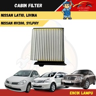 Nissan Latio Livina NV200 Sylphy Cabin Filter 100% New High Quality