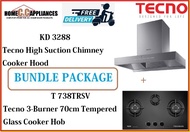 TECNO HOOD AND HOB FOR BUNDLE PACKAGE ( KD 3288 &amp; T 738TRSV ) / FREE EXPRESS DELIVERY