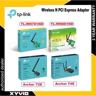 TP-LINK TL-WN781ND / TL-WN881ND & Archer T2E / T4E / T5E Wi-Fi 6 Bluetooth 5.0 PCIe Adapter