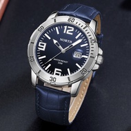 fashion watch NORTH Watches Men's Top Brand Luxury Business Casual Fashion Leather Strap Watch Waterproof Quartz Wrist Watch NW7759