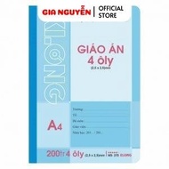 A4-4 O LY lesson plan book - Klong 370 sewing - 200 pages I Notebook for teachers and learning Chine