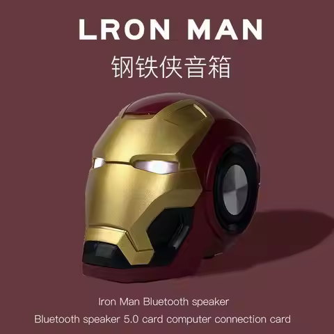 Marvel The Avengers Spiderman Iron Man Creative Cartoon Mini Subwoofer Bluetooth Speaker Personalize
