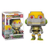 {克拉克玩具} FUNKO POP 忍者龜 TMNT 機械龜 機械忍者龜 METALHEAD 21