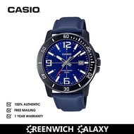 Casio Analog Leather Dress Watch (MTP-VD01BL-2B)