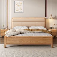 🇸🇬⚡ Ash Solid Wooden Bed Frame Storage Solid Wooden Bed Frame Bed Frame With Mattress And Storage Queen/King Size Bed Frame