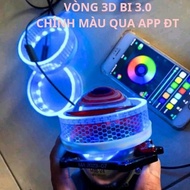3D Ball Bearing 3.0 changes color via Phone APP, Product integrates app customization on phone, colo