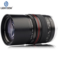Lightdow 135mm f/2.8 FE UMC Full Frame Telephoto Lens for Canon Rebel EOS 80D 77D 70D 1300D 6D 6DII 7DII 77D Nikon DSLR Camera