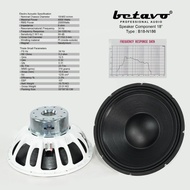 Speaker komponen betavo 18 inch B18 N186 Neodymium Betavo Audio
