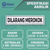 NO SMOKING ACRYLIC STICK/