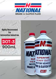 BRAKE FLUID AND CLUTCH FLUID 900mL - NATIONAL