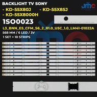 SONY 55 Inch TV BACKLIGHT KD-55X8000H KD-55X80J KD-55X85J L3-BNN-E5-CFM-S6-2