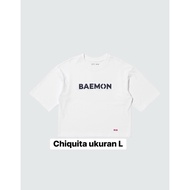 Babymonster X Uniqlo photocard set sealed official tshirt only chiquita size L