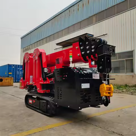 Mini Spider Crane Factory Direct Sale 14Ton Mobile Mini Spider Crane Lifting Crane With Remote Contr
