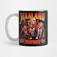 Haaland Norway Football Superstar - Haaland Norway Tea Mug