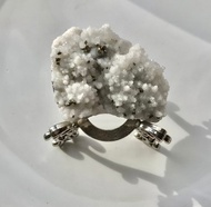 江西白水晶黃銅礦共生 白水晶簇 白晶 水晶原礦 天然原石 水晶