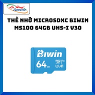 Biwin MS100 64GB UHS-I V30 MicroSDXC Memory Card - Genuine Product