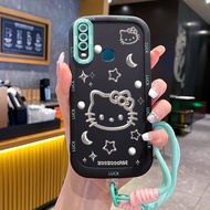 Casing hp for VIVO Y12 Y15 Y17 Y11 2019 Y12i Y3 Y3s 2020 Case Cute Cat Pattern Trendy Silicone Phone