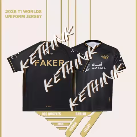 2025 League Of Legends SKT T1 Uniform Jersey Esports T Shirt LOL MSI Faker Men T-shirt Sports Game 3