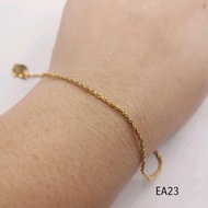 Anklet Gelang Kaki Pintal Emas Bangkok Free COP 916