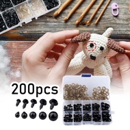 200Pcs Safety Eyes For Craft Crochet Stuffed Eyes Amigurumi Safety Eyes With Washers For Teddy Bear