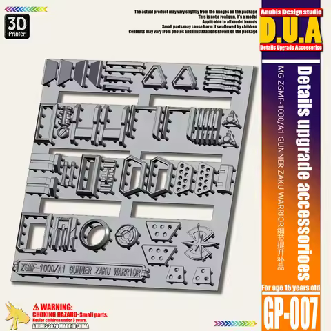 ANUBIS GP007 Model Details Add-on-Part for 1/100 MG ZGMF-1000/A1 ZAKU Warrior Hobby DIY Making Detai