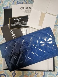 全新 Chanel 漆皮 銀包