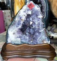 瀀 正原礦 超級稀有頂級品 桌上型迷你紫水晶晶洞 巴西紫水晶洞 巴西紫晶洞 火型紫水晶洞