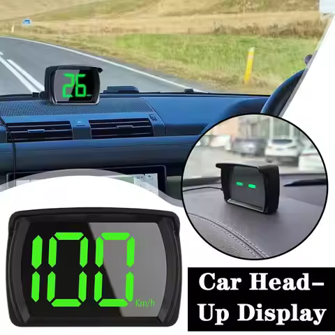 Universal Digital GPS Speedometer HD LCD Display Smart Digital Speed Meter Plug and Play Big Font fo