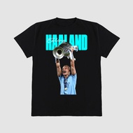 Crazy Gang Football Shirt - Manchester City Haaland - Black
