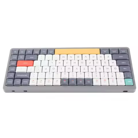 Wireless Mechanical Keyboard 84 Keys 2.4G+BT5.0+Type C 3 Connections 75% Low Profile Layout Keyboard