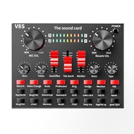 (XSUB) Bluetooth Professional Live Streaming Sound Card USB Audio Interface Mixer DJ Sound for Recording Microphone Guitar