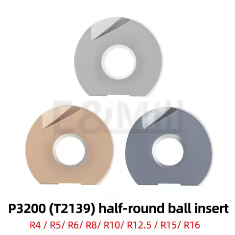High quality P3200 Milling Inserts Ball blade For T2139 Ball head Insert D8 D10 D12 D16 D20 D25 R4 R